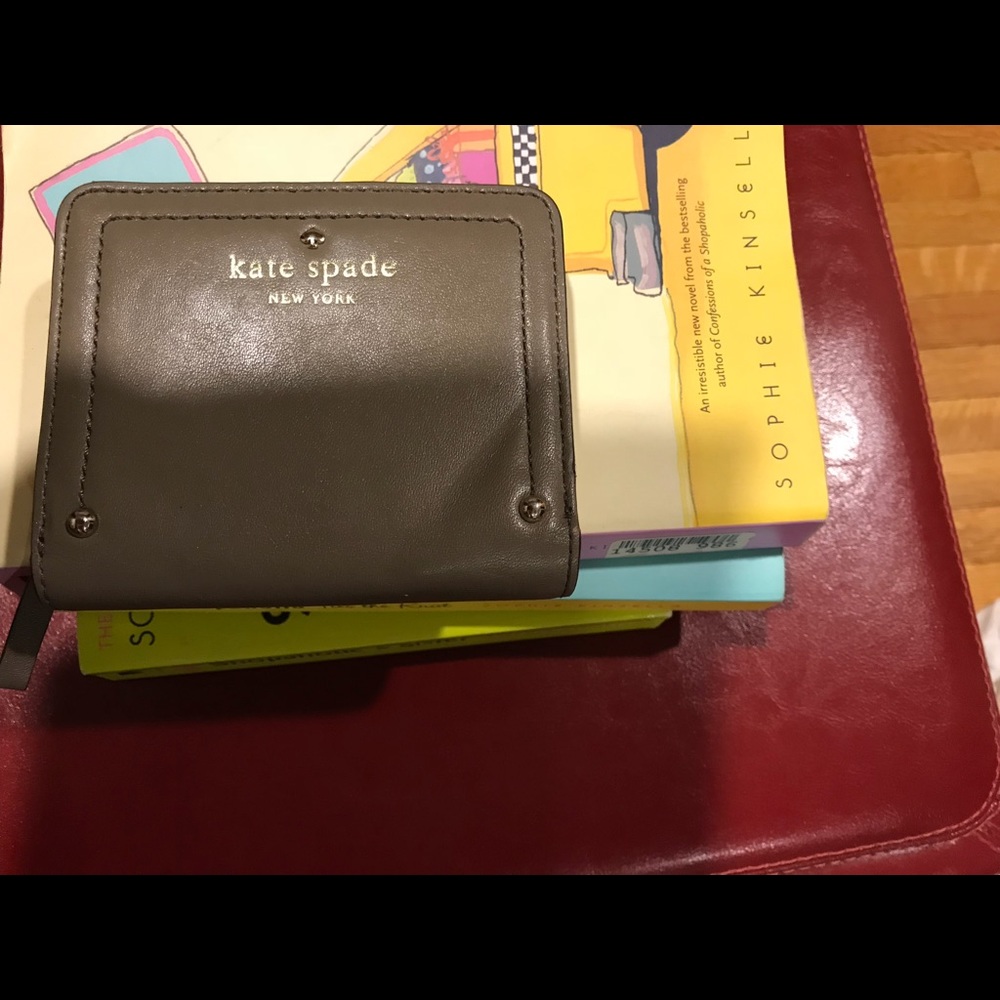Kate Spade Taupe Bifold Wallet